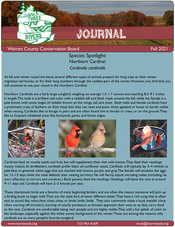 Warren County Conservation Newsletter