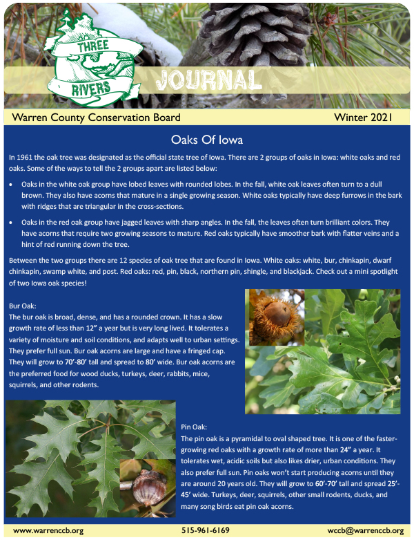 Warren County Conservation Newsletter