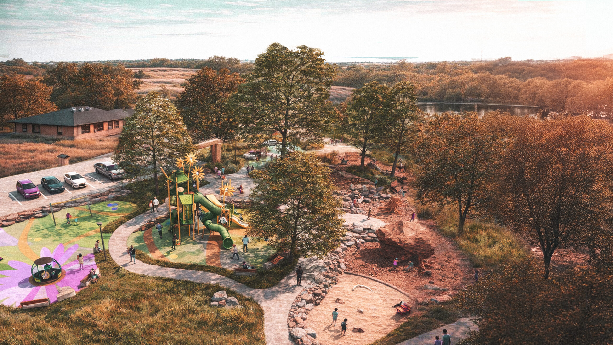 Annett Playscape_View north